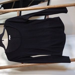 Maurices Black Long Sleeve Top Size Medium